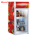 Home Use Small Capacity Glass Door Icecream Vertical Freezer